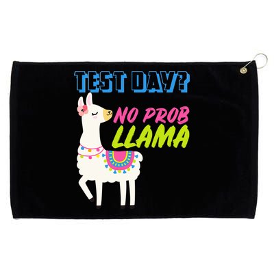 Test Day? No Probllama  Grommeted Golf Towel