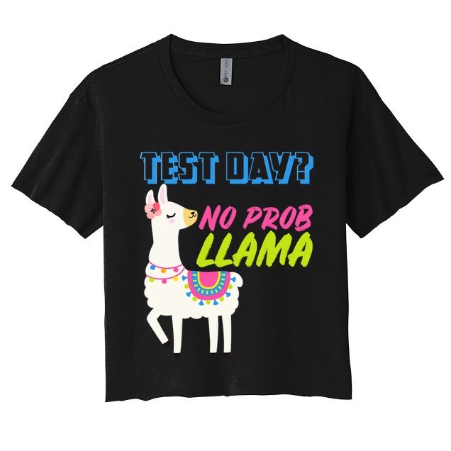 Test Day? No Probllama  Crop Top