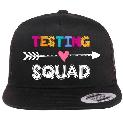 Testing Squad  Flat Bill Trucker Hat