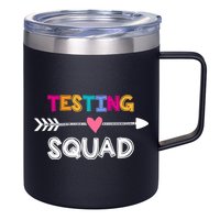 Testing Squad  12oz Stainless Steel Coffee Mug