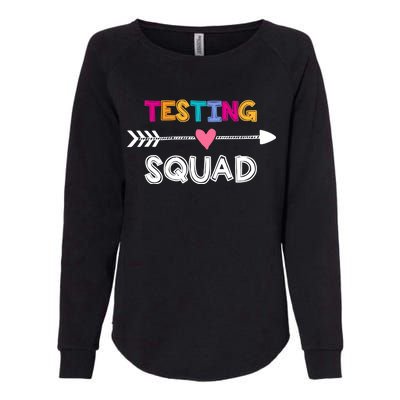 Testing Squad  Womens California Wash Sweatshirt