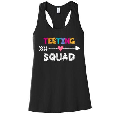 Testing Squad  Women's Racerback Tank