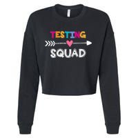 Testing Squad  Cropped Pullover Crew