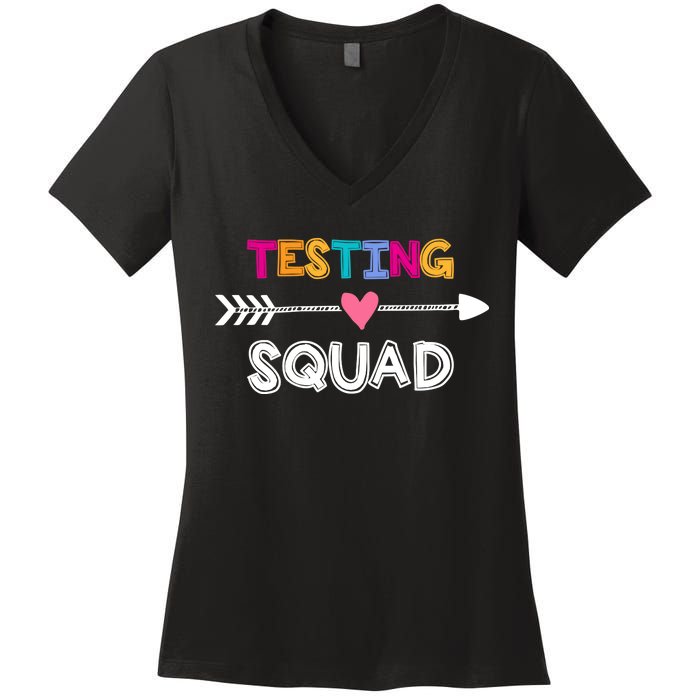 Testing Squad  Women's V-Neck T-Shirt