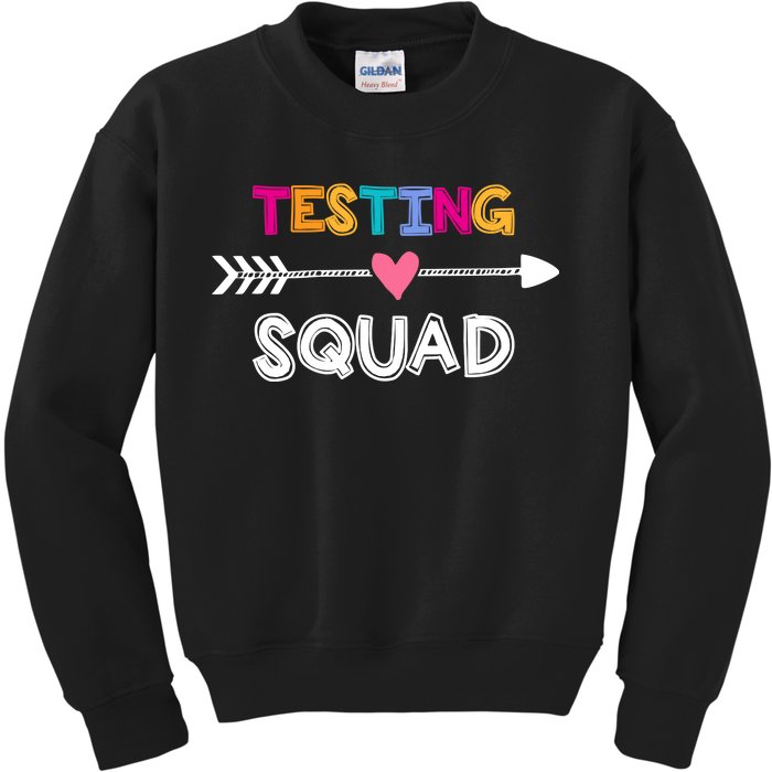 Testing Squad  Kids Sweatshirt