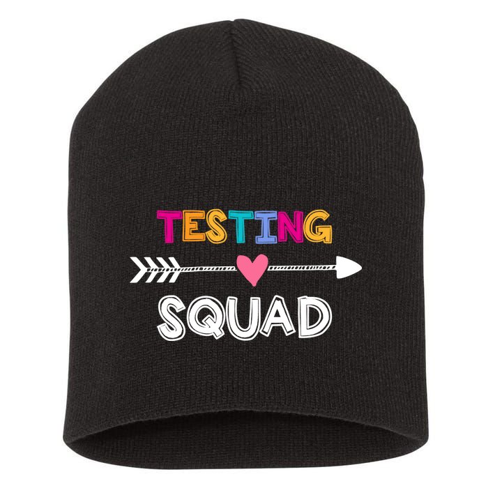 Testing Squad  Short Acrylic Beanie