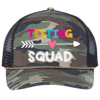 Testing Squad  Retro Rope Trucker Hat Cap