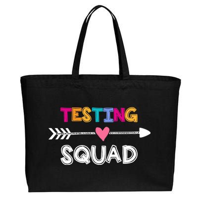 Testing Squad  Cotton Canvas Jumbo Tote