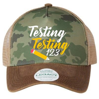 Testing Testing 123 Pencil Legacy Tie Dye Trucker Hat