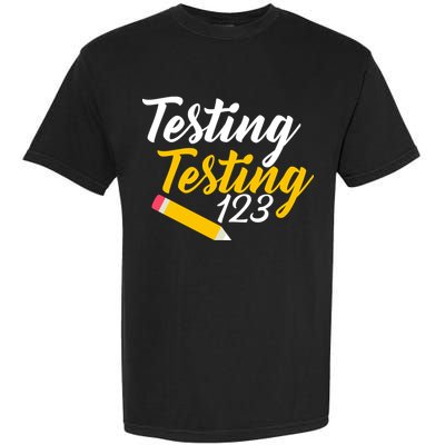 Testing Testing 123 Pencil Garment-Dyed Heavyweight T-Shirt
