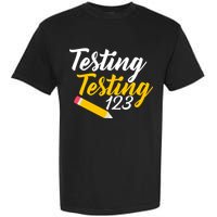 Testing Testing 123 Pencil Garment-Dyed Heavyweight T-Shirt