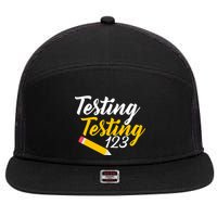Testing Testing 123 Pencil 7 Panel Mesh Trucker Snapback Hat