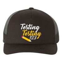 Testing Testing 123 Pencil Yupoong Adult 5-Panel Trucker Hat