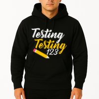 Testing Testing 123 Pencil Hoodie