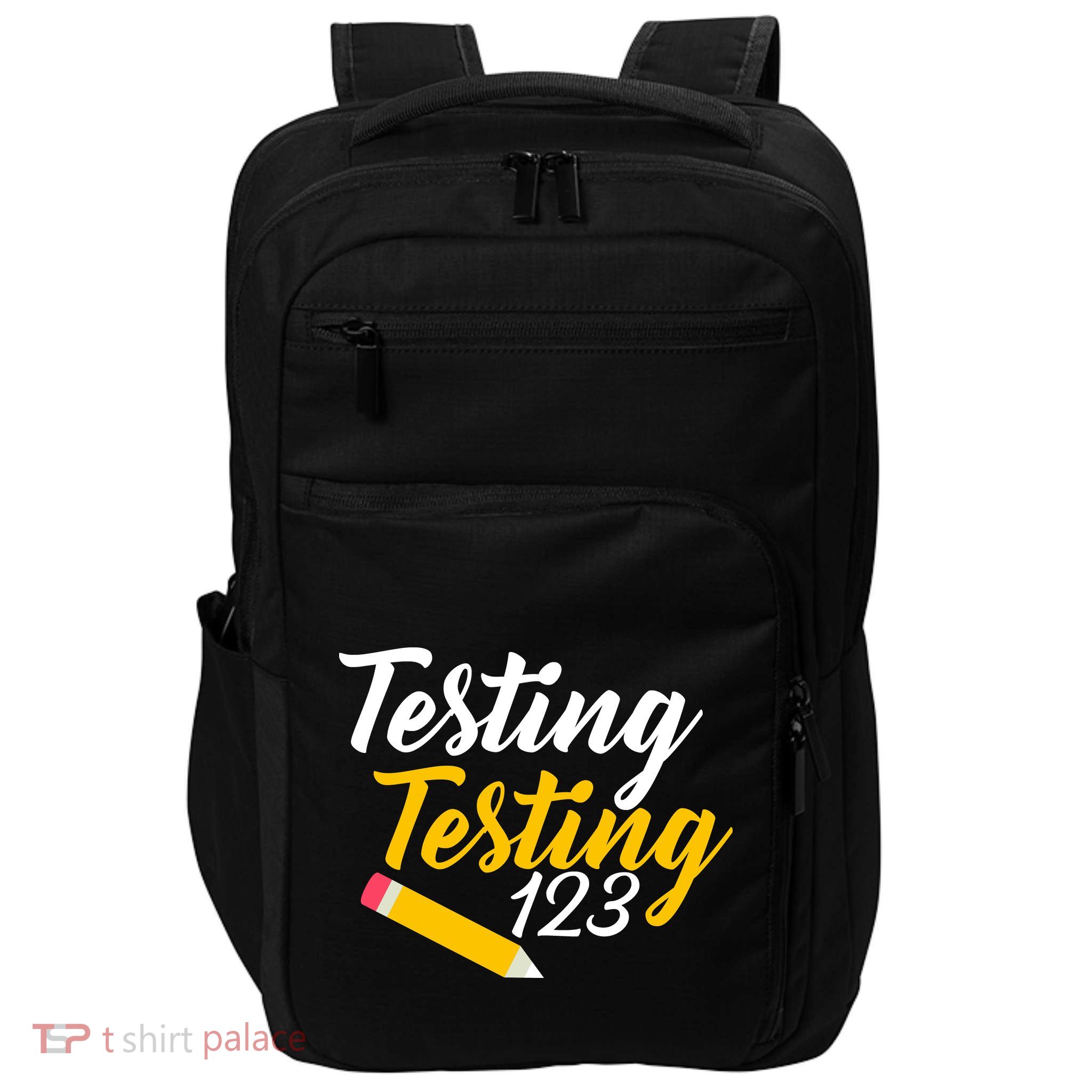 Testing Testing 123 Pencil Impact Tech Backpack