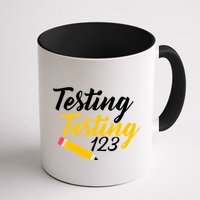Testing Testing 123 Pencil Mug