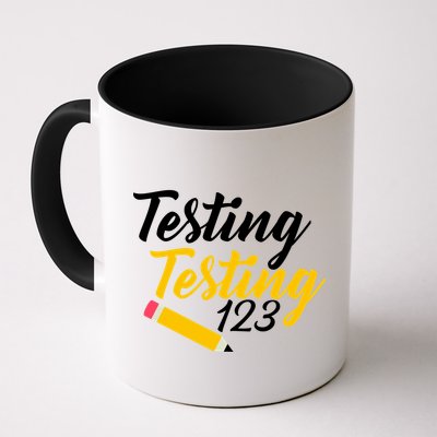 Testing Testing 123 Pencil Mug