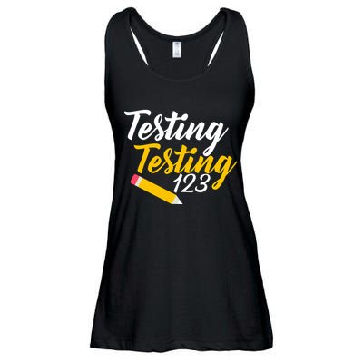 Testing Testing 123 Pencil Ladies Essential Flowy Tank