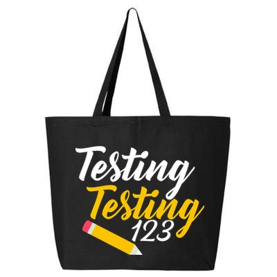 Testing Testing 123 Pencil 25L Jumbo Tote