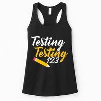 Testing Testing 123 Pencil Womens Tank Top