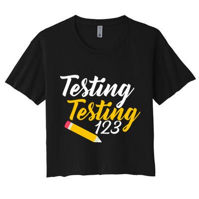 Testing Testing 123 Pencil Crop Top
