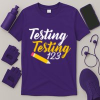 Testing Testing 123 Pencil T-Shirt