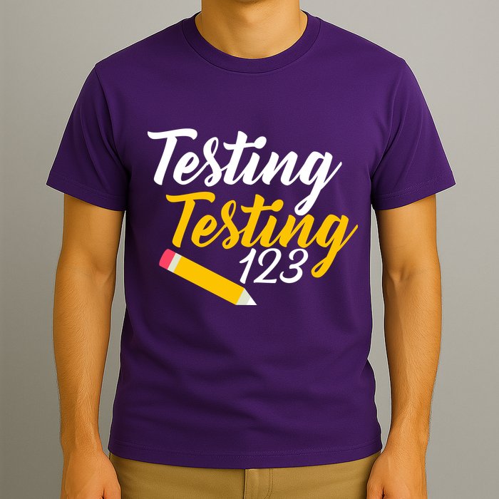 Testing Testing 123 Pencil T-Shirt