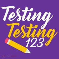 Testing Testing 123 Pencil Button