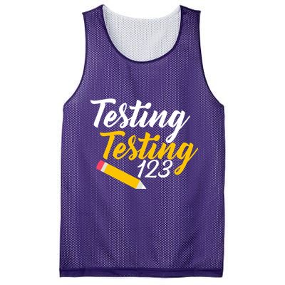 Testing Testing 123 Pencil Mesh Reversible Basketball Jersey Tank