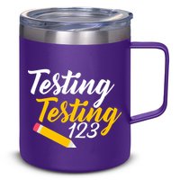 Testing Testing 123 Pencil 12oz Stainless Steel Coffee Mug
