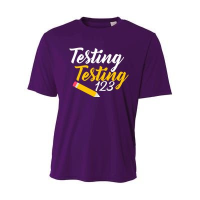 Testing Testing 123 Pencil Youth Performance Sprint T-Shirt