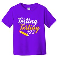 Testing Testing 123 Pencil Toddler T-Shirt