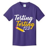Testing Testing 123 Pencil Kids T-Shirt