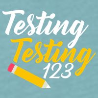 Testing Testing 123 Pencil Sueded Cloud Jersey T-Shirt