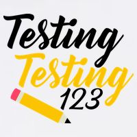 Testing Testing 123 Pencil Garment-Dyed Sweatshirt