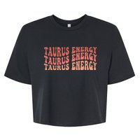 Taurus Energy Bella+Canvas Jersey Crop Tee