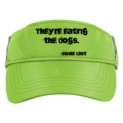 TheyRe Eating The Dogs Adult Drive Performance Visor