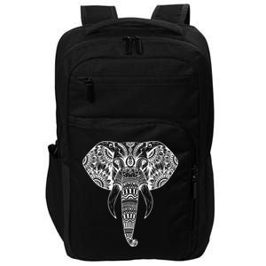 Trendy Elephant Tribal Indian Elephant Mandala Tribal Art Impact Tech Backpack