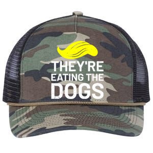 TheyRe Eating The Dogs Retro Rope Trucker Hat Cap