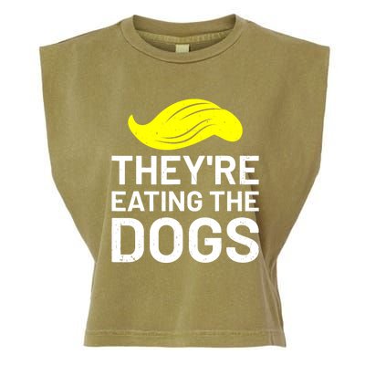 TheyRe Eating The Dogs Garment-Dyed Women's Muscle Tee