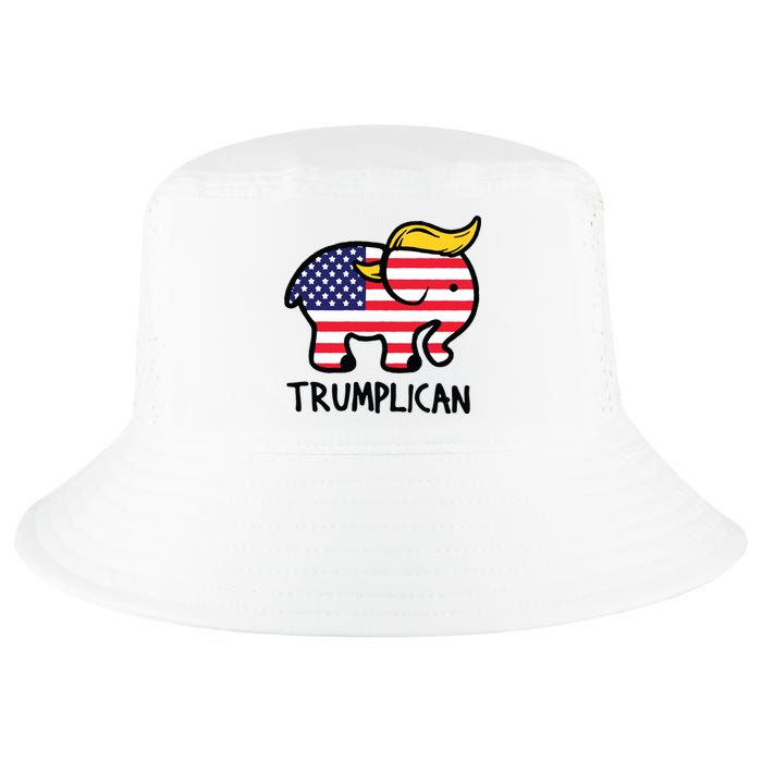 Trumplican Elephant Trump Funny Republican Ultra Maga 2024 Cool Comfort Performance Bucket Hat