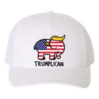 Trumplican Elephant Trump Funny Republican Ultra Maga 2024 Yupoong Adult 5-Panel Trucker Hat