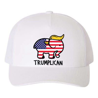 Trumplican Elephant Trump Funny Republican Ultra Maga 2024 Yupoong Adult 5-Panel Trucker Hat