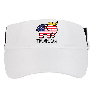 Trumplican Elephant Trump Funny Republican Ultra Maga 2024 Adult Drive Performance Visor