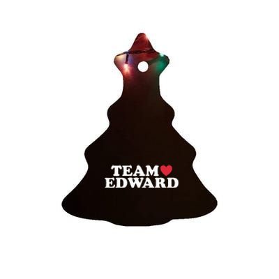 Team Edward Ceramic Tree Ornament