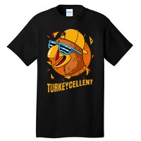 Turkey Excellent Thanksgiving Day Tall T-Shirt