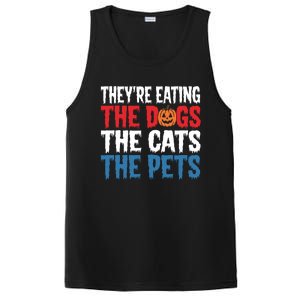 TheyRe Eating The Dogs The Cats The Pets Halloween PosiCharge Competitor Tank