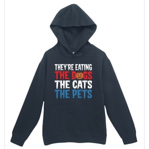 TheyRe Eating The Dogs The Cats The Pets Halloween Urban Pullover Hoodie