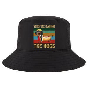 They’Re Eating The Dogs 2024 Retro Funny Dachshund Weiner Gift Cool Comfort Performance Bucket Hat