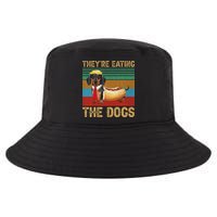 They’Re Eating The Dogs 2024 Retro Funny Dachshund Weiner Gift Cool Comfort Performance Bucket Hat
